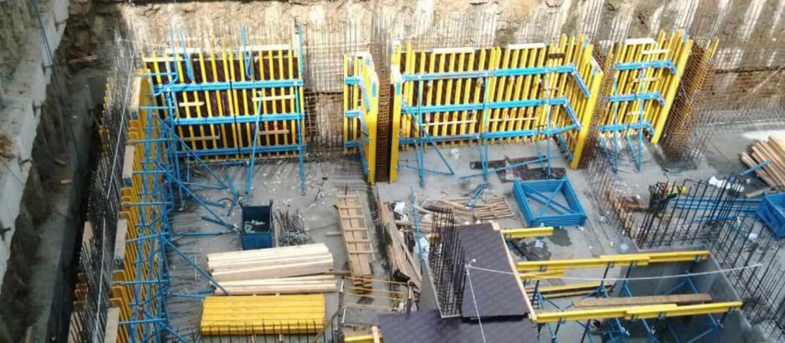 Woodset Wooden Girdered Wall Formwork System URTIM